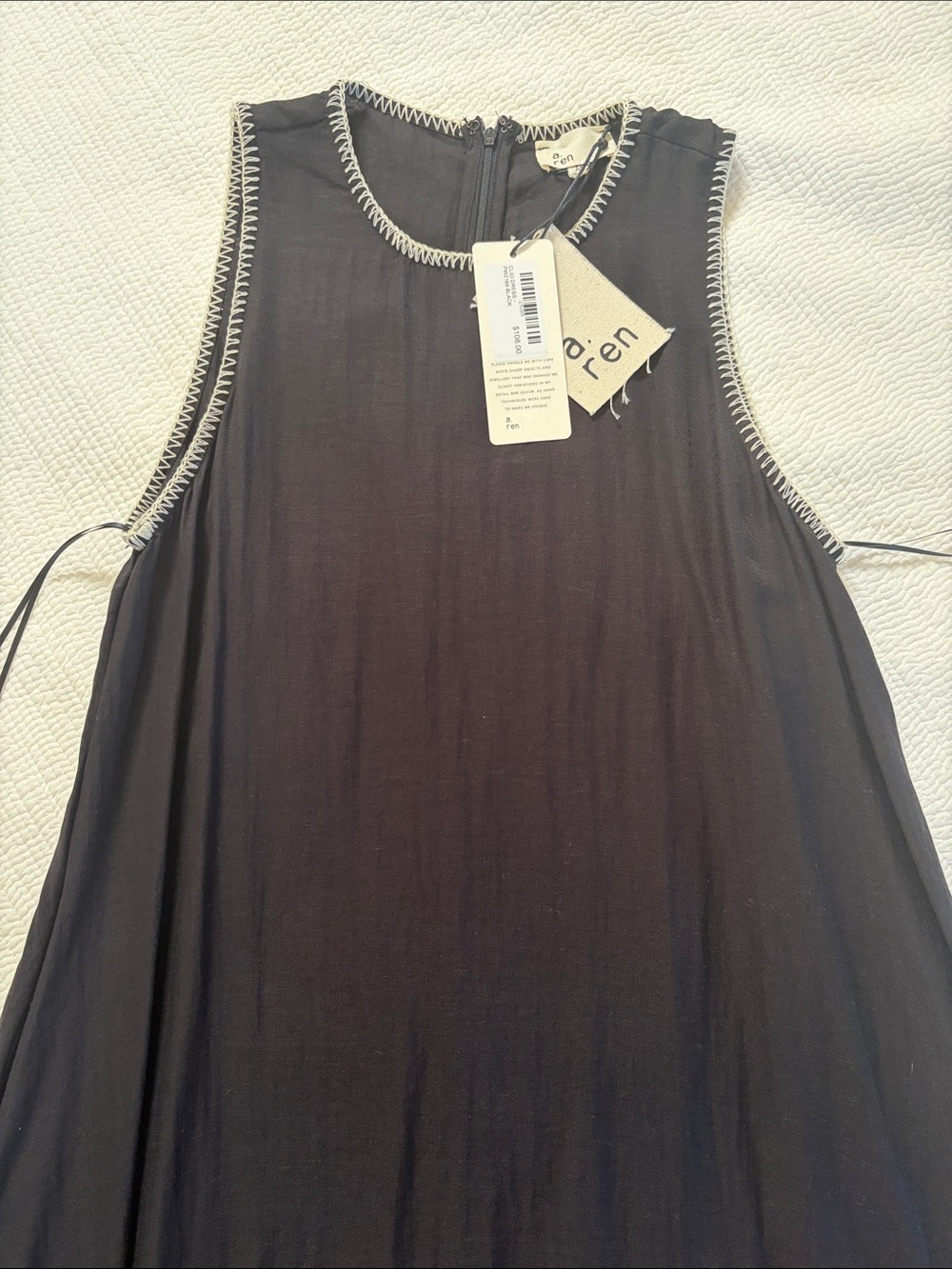 A.REN Clio Dress In Black Brand New With Tags